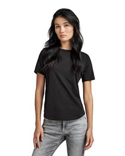 G-STAR RAW Damen Mysid Optic Slim Top C, Schwarz (dk black D21241-C506-6484), XS von G-STAR RAW