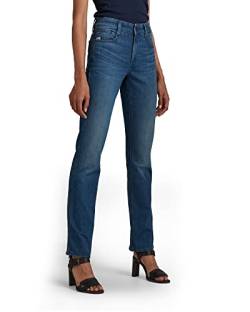 G-STAR RAW Damen Noxer Straight Jeans, Blau (faded neptune blue D17192-6550-C571), 27W / 34L von G-STAR RAW