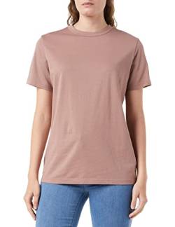 G-STAR RAW Damen Puff Logo Slim T-Shirt, Braun (chocolate berry D22761-336-B113), L von G-STAR RAW