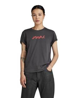 G-STAR RAW Damen RAW Dot Top, Grau (grey asphalt D24497-D626-G277), L von G-STAR RAW