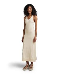 G-STAR RAW Damen Racer Slip Kleid, Beige (ecru D23296-D393-159), S von G-STAR RAW