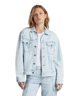 G-STAR RAW Damen Relaxed Denim Jacke , Blau (sun faded piscina blue D24347-D536-G319), XS von G-STAR RAW