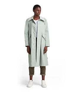 G-STAR RAW Damen Rider Trenchcoat, Blau (iceberg green D21009-A501-C959), XXS von G-STAR RAW