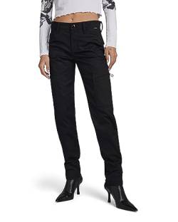 G-STAR RAW Damen Slim Cargohose, Schwarz (dk black D23572-C072-6484), 28W / 30L von G-STAR RAW