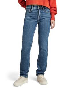 G-STAR RAW Damen Strace Straight Jeans, Blau (antique faded orinoco blue D23951-C052-G118), 26W / 30L von G-STAR RAW