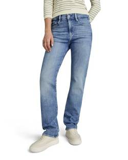 G-STAR RAW Damen Strace Straight Jeans, Blau (sun faded blue donau D23951-D441-G347), 28W / 28L von G-STAR RAW