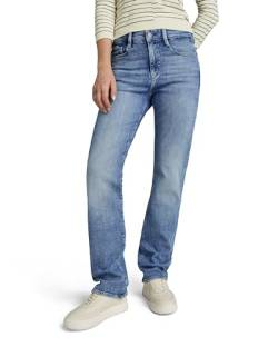 G-STAR RAW Damen Strace Straight Jeans, Blau (sun faded blue donau D23951-D441-G347), 28W / 30L von G-STAR RAW