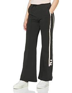 G-STAR RAW Damen Stripe RAW Flared Jogginghose, Grau (raven D19797-A970-976), S von G-STAR RAW