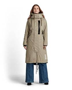 G-STAR RAW Damen Transitional Parka, Braun (light toggee D20568-C935-C626), S von G-STAR RAW