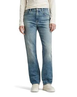 G-STAR RAW Damen Viktoria High Straight Jeans, Blau (antique faded laguna D23959-D538-G325), 28W / 34L von G-STAR RAW