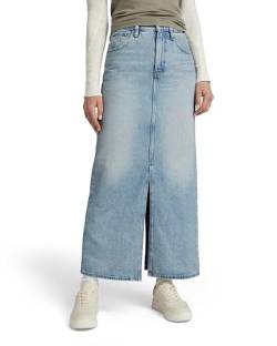 G-STAR RAW Damen Viktoria Long Rock, Blau (sun faded fogbow D24385-D436-G671), 27 von G-STAR RAW