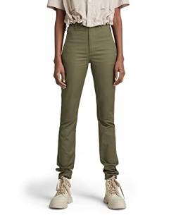 G-STAR RAW Damen Weld High Skinny Chino, Grün (shadow olive D19141-C105-B230), 27W / 30L von G-STAR RAW