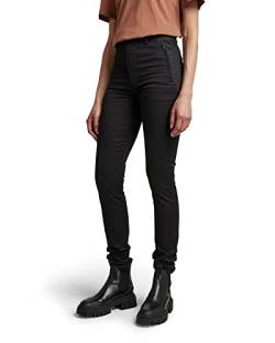 G-STAR RAW Damen Weld High Skinny Chino, Schwarz (dk black D19141-C105-6484), 25W / 30L von G-STAR RAW