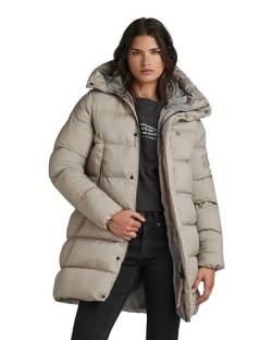 G-STAR RAW Damen Whistler Parka Puffer wmn, Grau (elephant skin D23535-D199-G106), M von G-STAR RAW