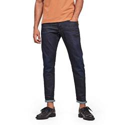 G-STAR RAW Herren 3301 Regular Tapered Jeans, Blau (dk aged 51003-7209-89), 30W / 30L von G-STAR RAW