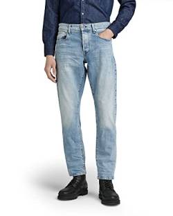 G-STAR RAW Herren 3301 Regular Tapered Jeans, Blau (lt indigo aged 51003-C052-8436), 30W / 30L von G-STAR RAW