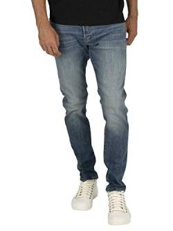 G-STAR RAW Herren 3301 Slim Jeans, Blau (vintage medium aged 51001-8968-2965), 31W / 34L von G-STAR RAW