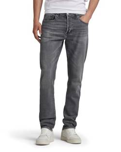 G-STAR RAW Herren 3301 Slim Jeans, Grau (faded stargaze grey 51001-D554-G328), 34W / 34L von G-STAR RAW