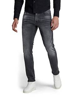 G-STAR RAW Herren 3301 Slim Jeans, Schwarz (antic charcoal 51001-B479-A800), 32W / 32L von G-STAR RAW