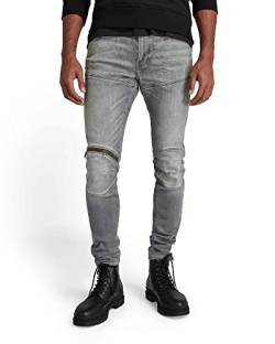 G-STAR RAW Herren 5620 3D Zip Knee Skinny Jeans, Grau (sun faded glacier grey D01252-A634-C464), 31W / 34L von G-STAR RAW
