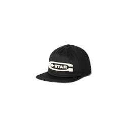 G-STAR RAW Herren Avernus Flat Brim Cap, Schwarz (dk black D24316-C105-6484), PC von G-STAR RAW