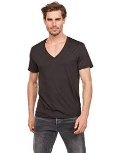 G-STAR RAW Herren Base Heather T-Shirt 2 Pack, Schwarz (solid black D07203-2757-2019), M von G-STAR RAW