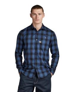 G-STAR RAW Herren Bristum 2.0 Slim Hemd , Mehrfarben (rank blue big shadow check D23553-D421-G127), XXL von G-STAR RAW