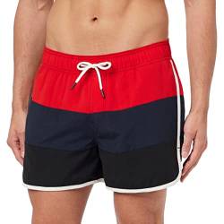 G-STAR RAW Herren Carnic Color Block Badeshorts, Rot (acid red D22964-A505-A911), M von G-STAR RAW