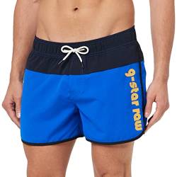 G-STAR RAW Herren Carnic Graphic Badeshorts, Blau (lapis blue D22963-A505-D610), L von G-STAR RAW