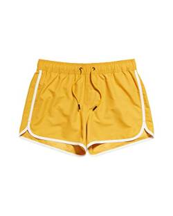 G-STAR RAW Herren Carnic Solid Badeshorts, Gelb (dull yellow D22961-A505-1213), XL von G-STAR RAW