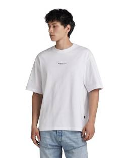 G-STAR RAW Herren Center Chest Boxy T-Shirt, Weiß (white D24780-C336-110), L von G-STAR RAW