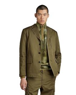 G-STAR RAW Herren Chore 3 btn Casual Blazer, Grün (dark olive D23527-C900-C744), M von G-STAR RAW