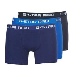 G-STAR RAW Herren Classic Trunk Color 3-Pack, Mehrfarben (lt nassau blue/imperial blue/maz blue D05095-2058-8528), XS von G-STAR RAW