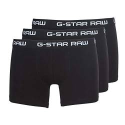 G-STAR RAW Herren Classic Trunks 3-Pack, Schwarz (black/black/black D03359-2058-4248), M von G-STAR RAW