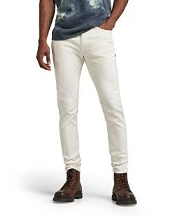 G-STAR RAW Herren D-Staq 3D Slim Jeans, Weiß (white gd D05385-C258-G006), 36W / 32L von G-STAR RAW
