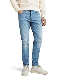 G-STAR RAW Herren D-Staq 5-Pocket Slim Jeans, Blau (lt indigo aged D06761-8968-8436), 31W / 32L von G-STAR RAW