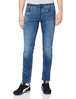 G-STAR RAW Herren D-Staq 5-Pocket Slim Jeans, Mehrfarben (medium indigo aged D06761-8968-6028), 30W / 30L von G-STAR RAW