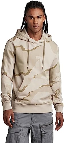 G-STAR RAW Herren Desert Camo Hoodie, Mehrfarben (dk brick desert camo D22755-D325-D935), XXL von G-STAR RAW