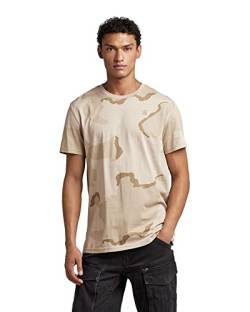 G-STAR RAW Herren Desert Camo T-Shirt, Mehrfarben (dk brick desert camo D22805-C721-D935), M von G-STAR RAW