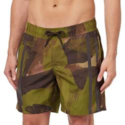 G-STAR RAW Herren Dirik Camo Allover Badeshorts, Mehrfarben (safari watercolor camo D23071-C331-D940), L von G-STAR RAW