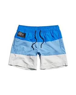 G-STAR RAW Herren Dirik Color Block Badeshorts, Blau (lapis blue D22960-A505-D610), S von G-STAR RAW