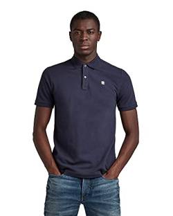 G-STAR RAW Herren Dunda Slim Polo, Blau (sartho blue D11595-5864-6067), L von G-STAR RAW