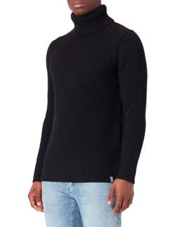 G-STAR RAW Herren Essential Turtle Knitted Pullover, Schwarz (dk black D23732-D447-6484), L von G-STAR RAW