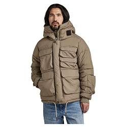 G-STAR RAW Herren Field Hooded Puffer Jacke, Braun (turf D20516-D199-273), M von G-STAR RAW