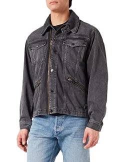 G-STAR RAW Herren Flight Combat Jacke, Grau (worn in tin D21238-C526-C943), S von G-STAR RAW