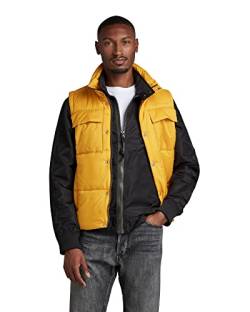 G-STAR RAW Herren Foundation Padded Weste, Gelb (dull yellow D22887-D199-1213), XL von G-STAR RAW