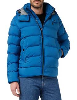 G-STAR RAW Herren G-Whistler Padded Hooded Jacke, Blau (retro blue D20100-D199-937), S von G-STAR RAW