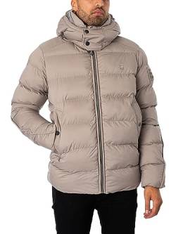 G-STAR RAW Herren G-Whistler Padded Hooded Jacke, Grau (elephant skin D20100-D199-G106), L von G-STAR RAW