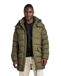 G-STAR RAW Herren G-Whistler Padded Hooded Parka, Grün (dark olive D20102-D199-C744), M von G-STAR RAW