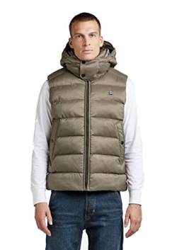 G-STAR RAW Herren G-Whistler Padded Hooded Weste, Braun (turf D20101-D199-273), L von G-STAR RAW